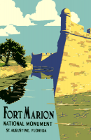 Fort Marion, Florida 11x17 Poster