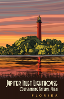 Jupiter Island, Florida Lighthouse 11x17 Poster