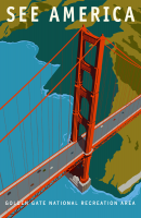 Golden Gate, California 11x17 Poster