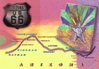 Arizona Route 66 Postcard