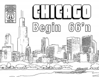 Chicago, Illinois Skyline Coloring Page (Download)