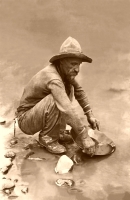 Miner on the Colorado River 11x17 Poster