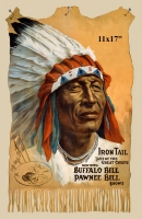 Iron Tail Indian in Buffalo Bill Wild West Show Poster