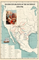 Spanish Explorations11x17 Map Poster