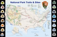 National Trails 11x17 Map Poster