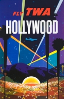 TWA Hollywood 11x17 Poster