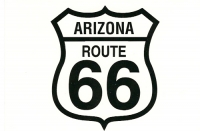 Arizona Route 66 Shield Postcard