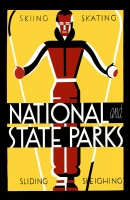 National & State Parks, D. Waugh, 1930 - 11x17 Poster