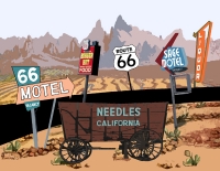 California - Needles, California Graphic