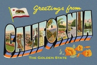 California Greetings Postcard