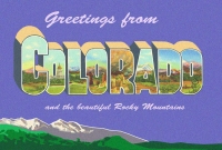 Colorado Greetings Postcard