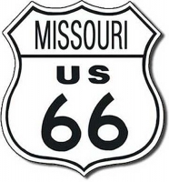 Missouri Route 66 Road Sign