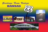 Kansas Route 66 Vintage Greetings