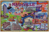 Nashville, Tennessee Who, What, & Where Postcard