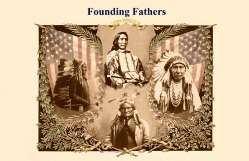 Native American Founding Fathers - 11x17" Poster