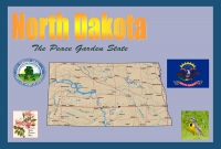 North Dakota - Peace Garden State Postcard (4x6)