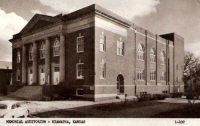 Memorial Auditorium, Hiawatha, Kansas Postcard