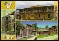 Nevada City, Montana Postcard