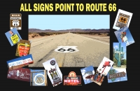 All Signs Point to Route 66 11x17 Poster