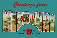 Missouri Greetings Postcard (4x6)
