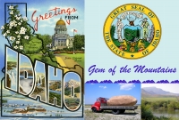 Idaho Greetings Postcard