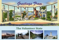 Tennessee Greetings Postcard (4x6)