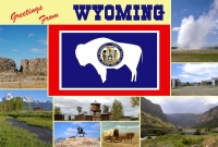 Wyoming Greetings Postcard (4x6)