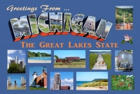 Michigan Greetings Postcard