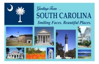South Carolina Greetings Poster