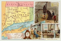 Connecticut Reproduction Vintage Postcard 