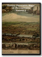 Pennsylvania Volume 2 105 City Panoramic Maps on CD
