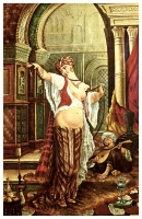 Fatima Saloon Lady 11x17 Poster
