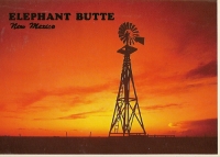 Elephant Butte, New Mexico Windmill Postcard