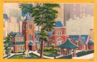 Little Church Around the Corner, New York City Postcard