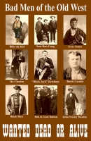 Bad Men of the Old West Mini Poster