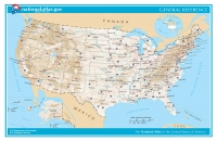United States (National Atlas) Map Poster