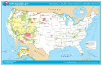 Federal Lands Map Poster