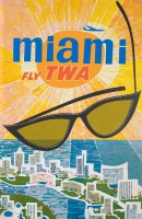 TWA Miami 11x17 Poster