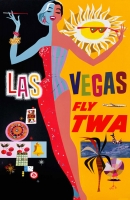 TWA Las Vegas 11x17 Poster
