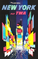 TWA New York 11x17 Poster