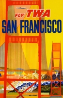 TWA San Francisco 11x17 Poster