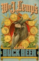 Buck Beer 1886 Poster
