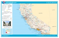 California 11x17 Map