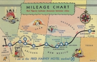 Fred Harvey Mileage Chart
