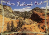 Zion National Park, Utah - Landscape Postcard