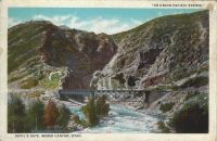 Devil's Gate, Weber Canyon, Utah
