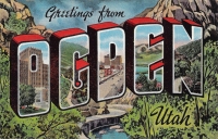 Greetings From Ogden, Utah Large Letter Postcard