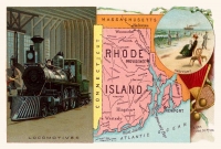 Rhode Island Reproduction Vintage Postcard