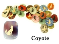 Totem Worry Stone (Coyote)