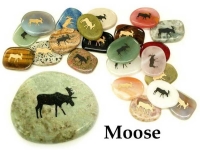 Totem Worry Stone (Moose)